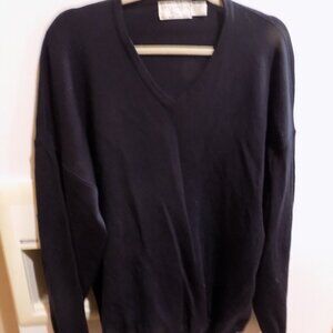 St. Croix men’s v-neck sweater XL long 100% wool classic  usa